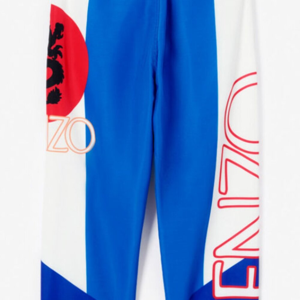 KENZO Kids Dragon Celebration' Jogging Pants ROYAL BLUE - Picture 4 of 4